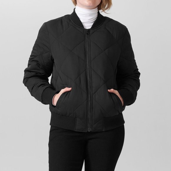 Universal Standard Jackets & Blazers - Universal Standard OPHIA PUFFER BOMBER in BLACK XL
